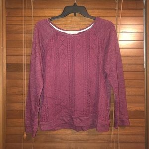 Burgundy Sweater